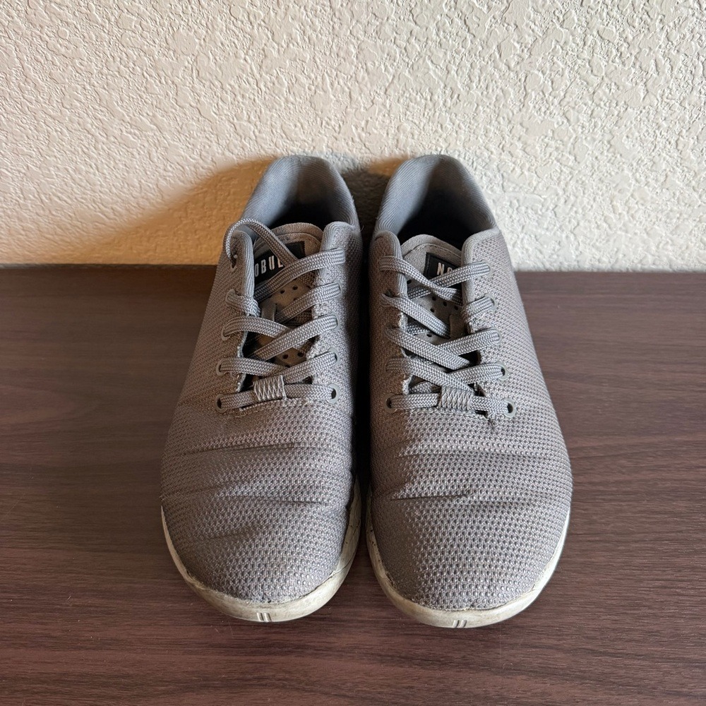 NOBULL Trainer Grey SuperFabric Low Top Sneakers‎ Mens 8 Womens 9.5 - Picture 2 of 7